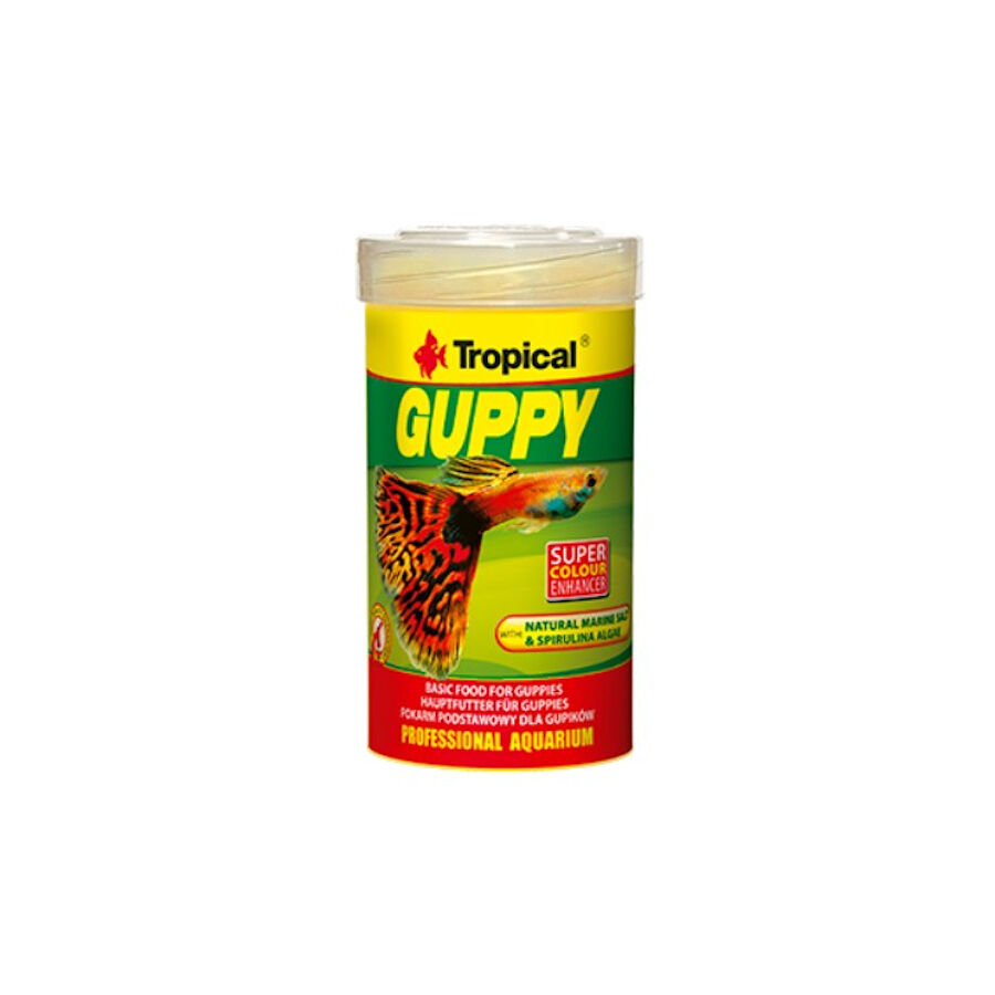 Tropical Guppy Alimento en Escamas para peces, , large indicador imagen numero 1