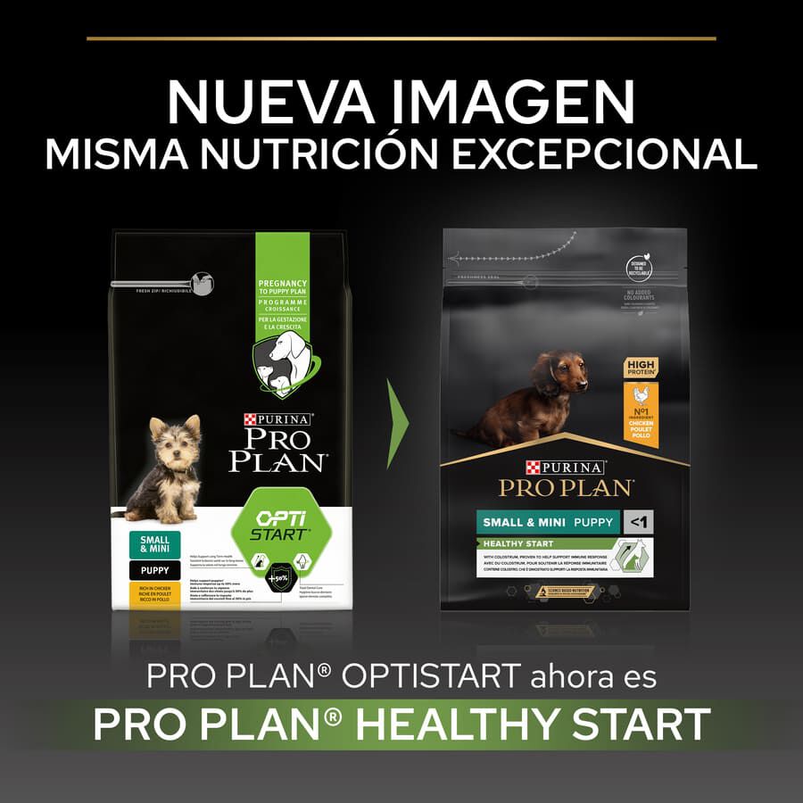 3 kg Pro Plan Puppy Small y Mini Pollo pienso para perros, , large indicador imagen numero 2