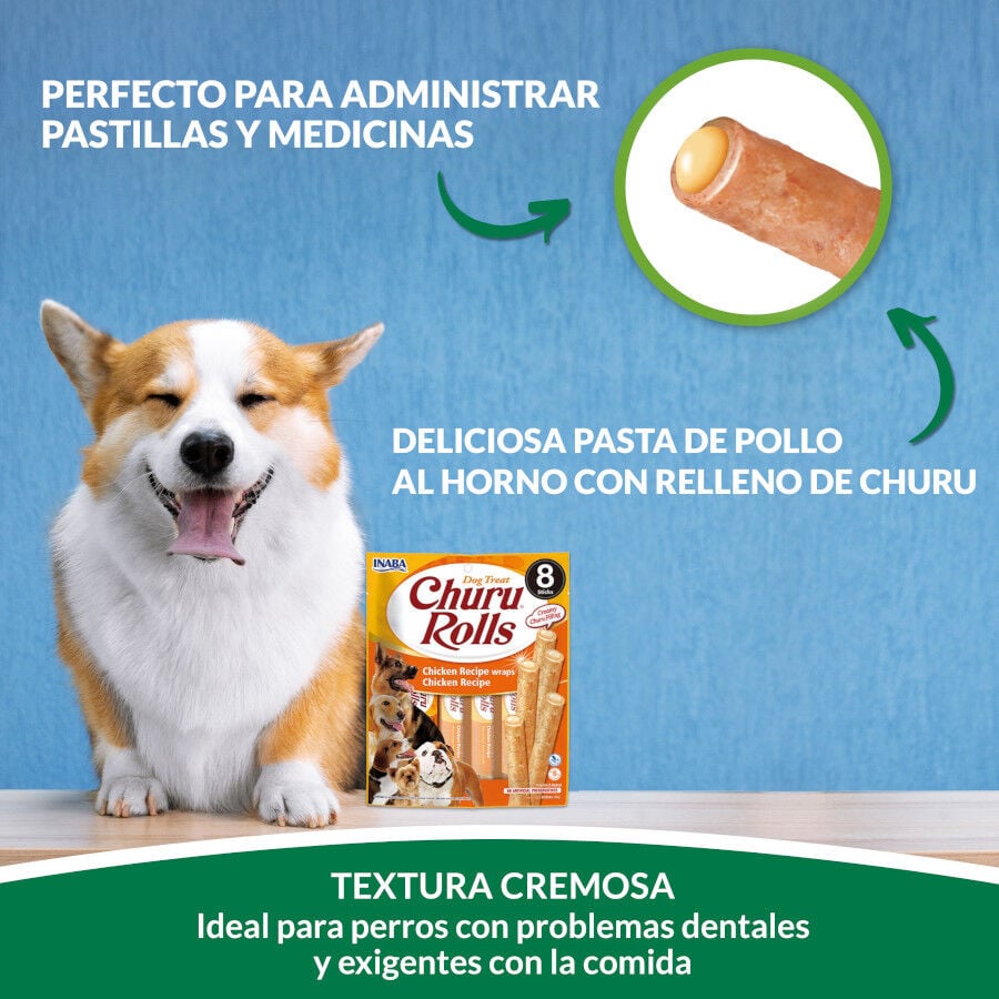 8 sobres x 12 g Churu Bocaditos Bites de Pollo con At&uacute;n para perros, , large indicador imagen numero 6