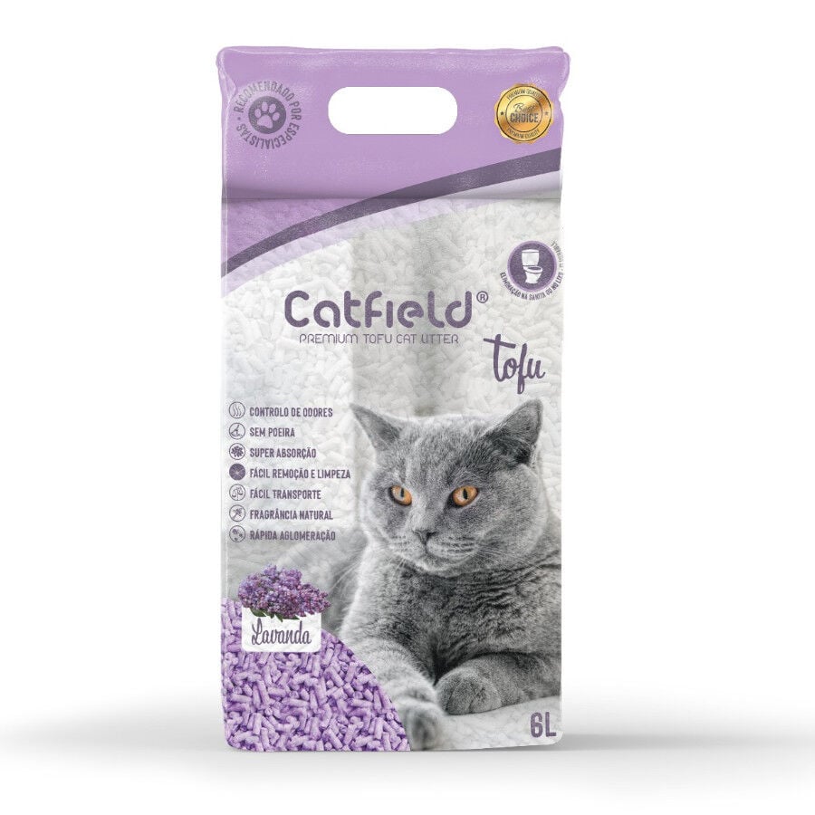 Catfield Tofu Arena Aglomerante Lavanda para gatos, , large Imagen numero 1
