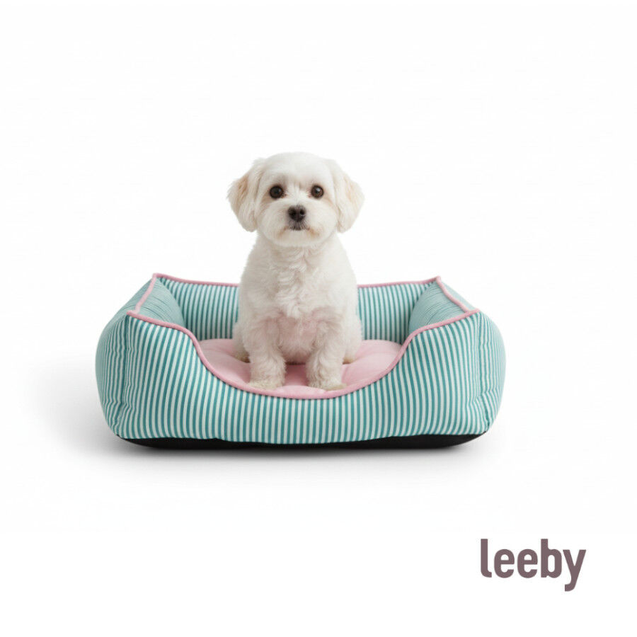 Leeby Cama Rayas Finas para perros