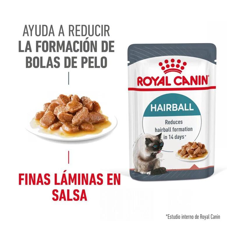85 g Royal Canin Hairball sobre en salsa para gatos, , large indicador imagen numero 8