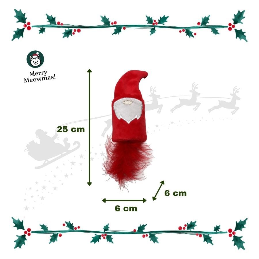 Wonder Christmas Teaser Pap&aacute; Noel Juguete para gatos, , large indicador imagen numero 3