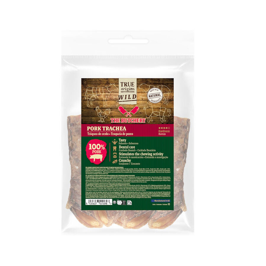 Pack 10 uds. True Origins Wild Tr&aacute;quea Cerdo Snack para perros, , large Imagen numero 2