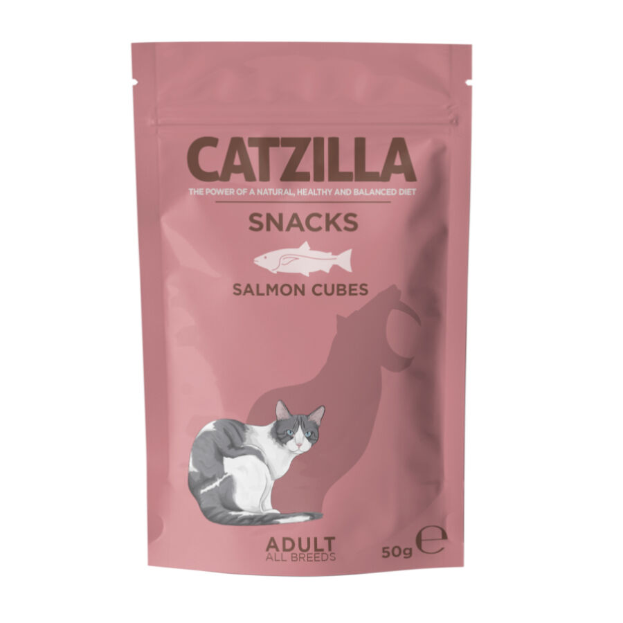 Catzilla Dados Piccolinis de Salm&oacute;n para gatos
