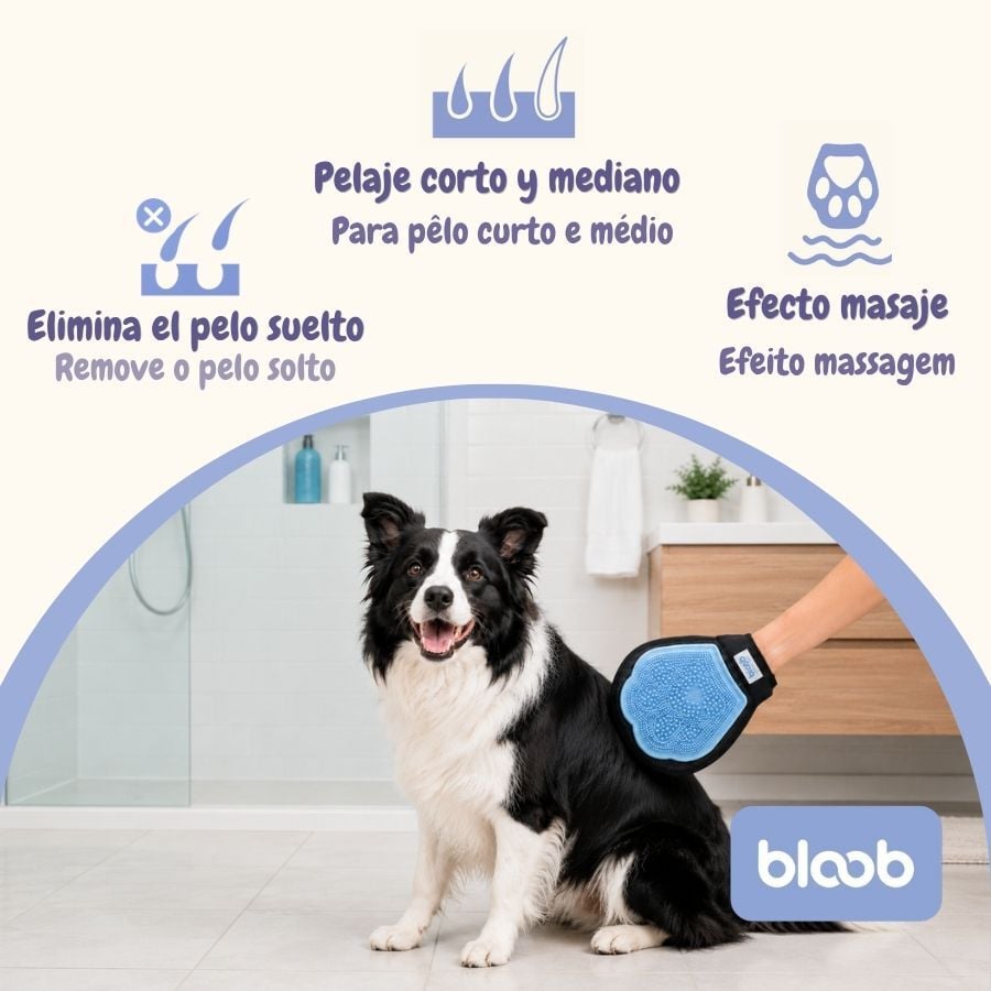 Bloob Guante de Cepillado para perros, , large indicador imagen numero 3