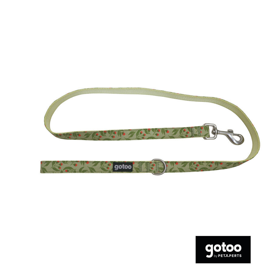Gotoo Correa estampada floral para perros, , large indicador imagen numero 2