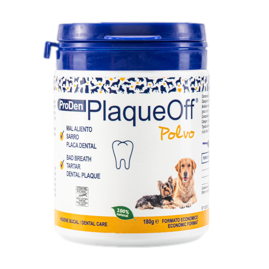 60 g PlaqueOff Polvo Antisarro para higiene bucal de perros y gatos, , large indicador imagen numero 1