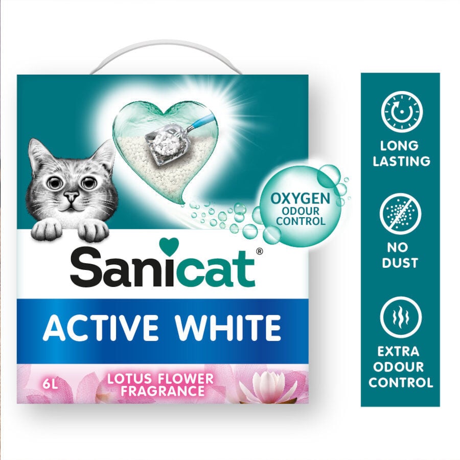 10 L Sanicat Active Lotus Arena Aglomerante para gatos, , large indicador imagen numero 3