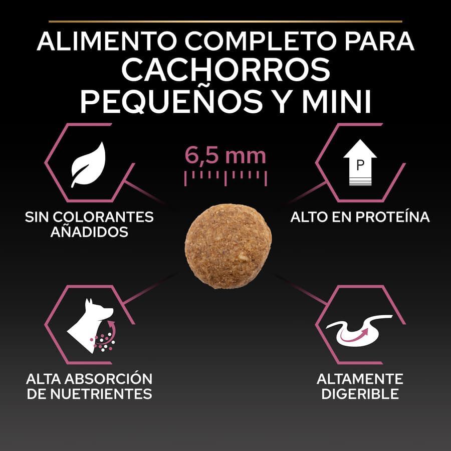 3 kg Pro Plan Puppy Small y Mini Salm&oacute;n pienso para Perros Piel, , large indicador imagen numero 6