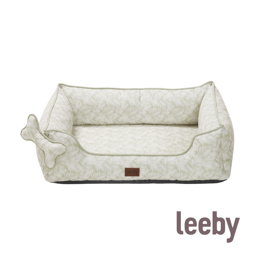 Leeby cama viscoel&aacute;stica estampado botanic para perros