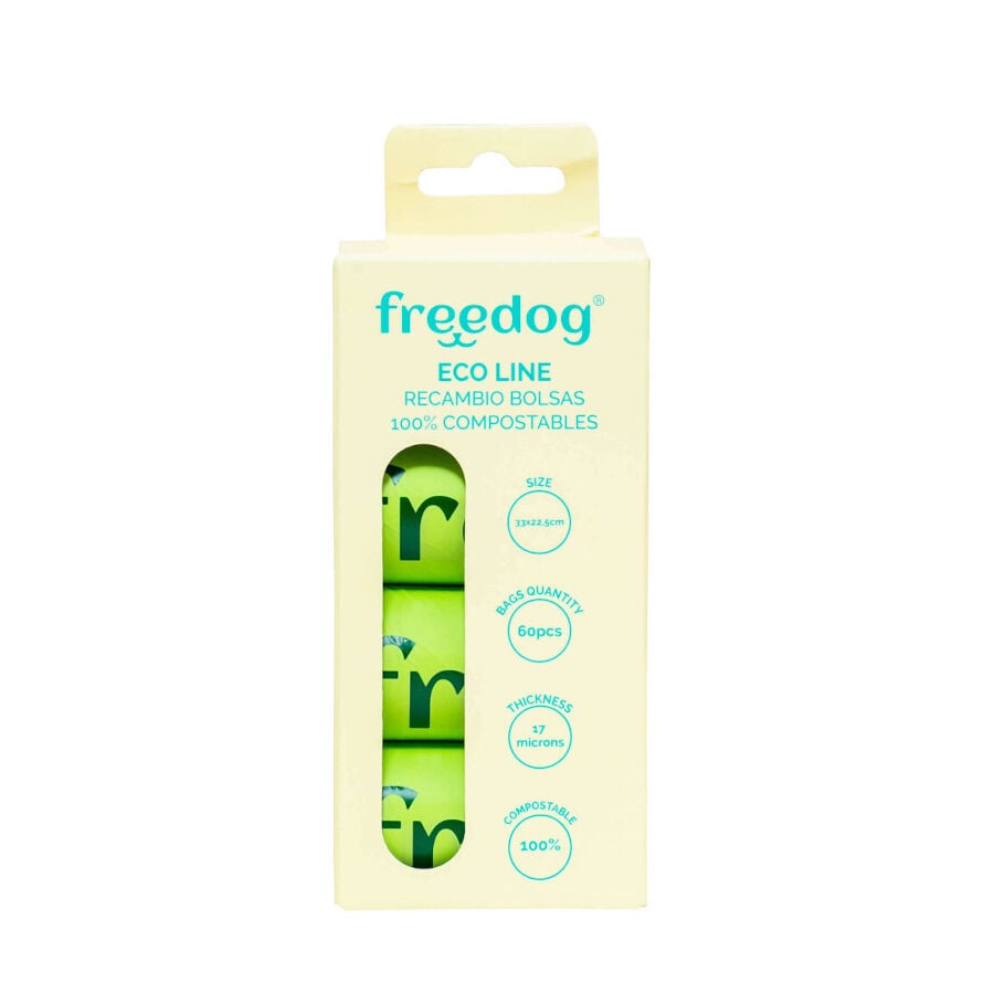 Freedog Eco Line Bolsas Higi&eacute;nicas Compostables para perros, , large indicador imagen numero 2