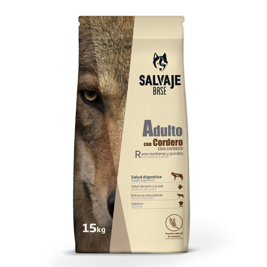 Salvaje Base Adultos con cordero pienso perros Imagen numero 1