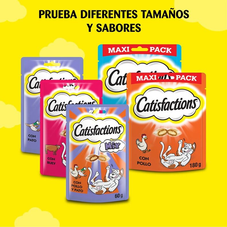 60 g Catisfactions Premios de Buey para Gatos, , large indicador imagen numero 6