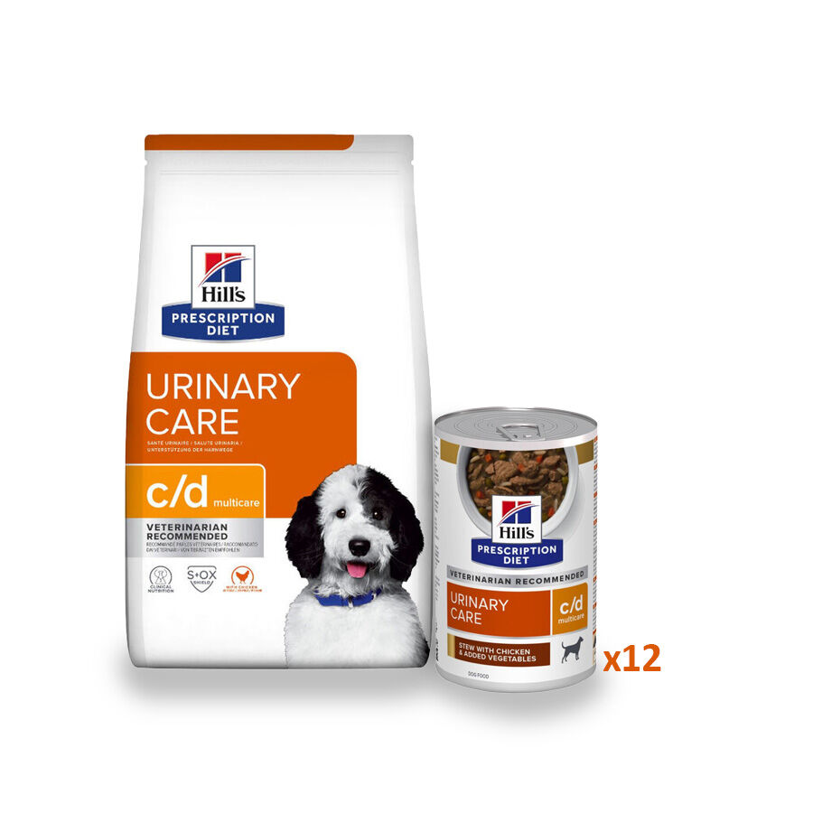 Hill's Prescription Diet Urinary Care c/d Pack pienso y latas para perros