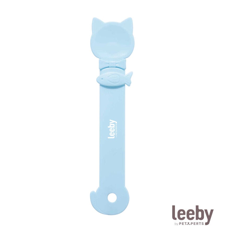 Leeby Cuchara Dispensador Pasta Premio Azul para gatos, , large indicador imagen numero 2