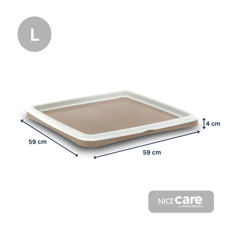 Nice Care Bandeja Sanitaria Gastone Beige para perros, , large indicador imagen numero 2