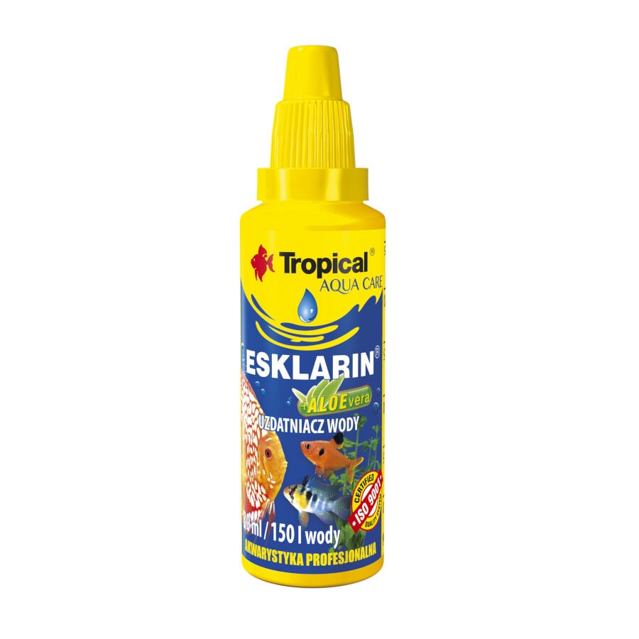 Tropical Esklarin con &Aacute;loe Acondicionador de Agua para acuarios de agua dulce