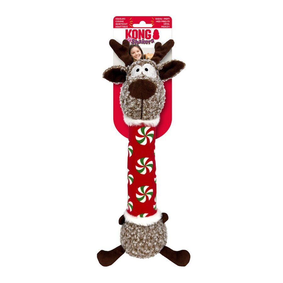 Kong Holiday Shakers Luvs Reindeer peluche para perros, , large indicador imagen numero 2