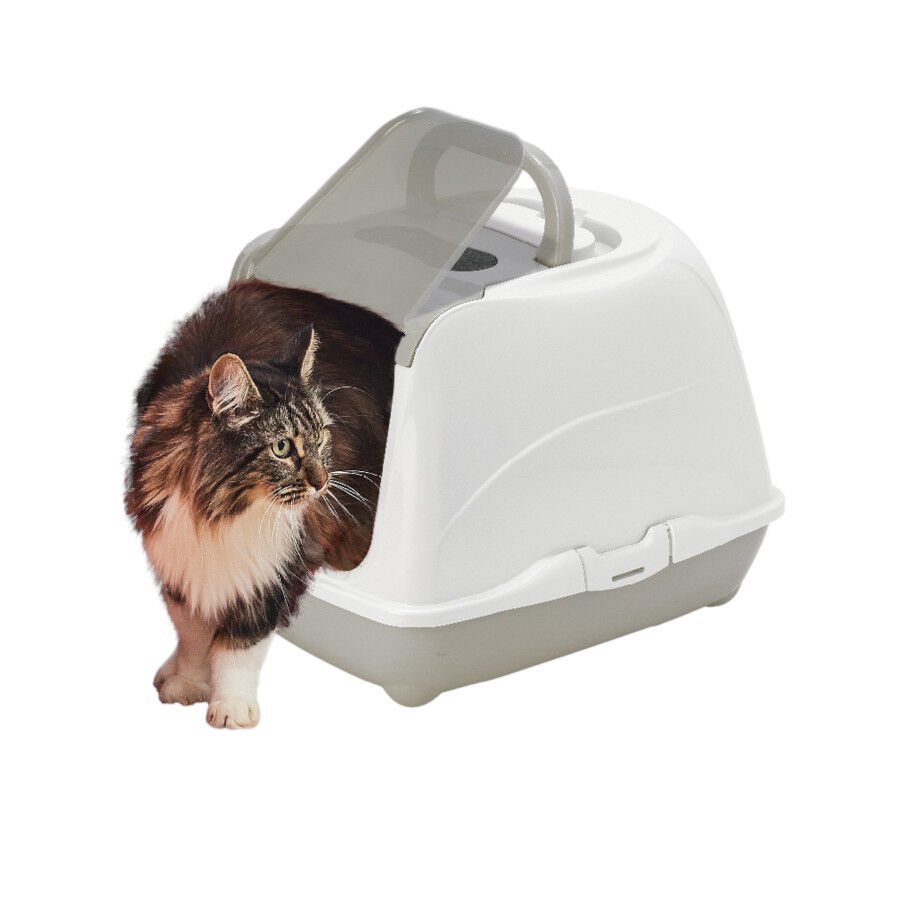 Nice Care Arenero Mega Flip Large Beige para gatos, , large Imagen numero 1