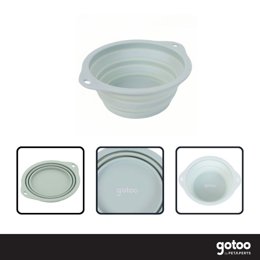 Gotoo Bebedero Plegable y Port&aacute;til de Silicona para perros y gatos, , large indicador imagen numero 4