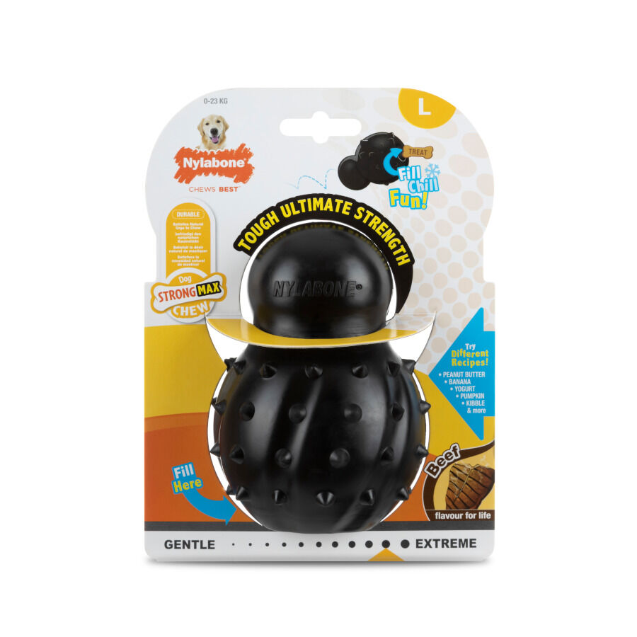 Nylabone Mordedor Irrompible  con sabor a Carne para perros, , large Imagen numero 4