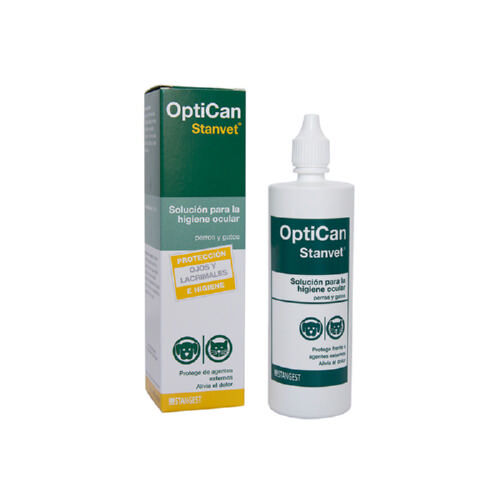 Stanvet OptiCan limpiador de ojos para mascotas Imagen numero 1