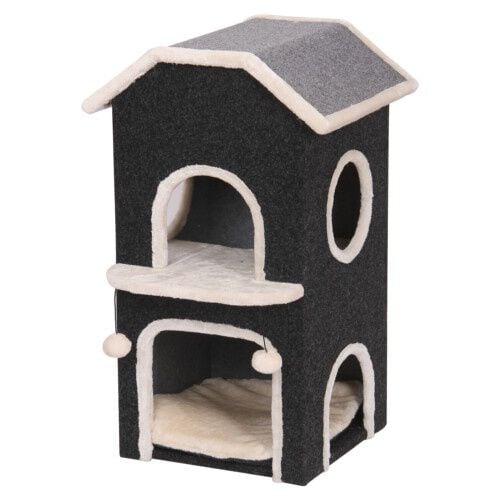 Flamingo Mueble Rascador Nordic Negro para gatos
