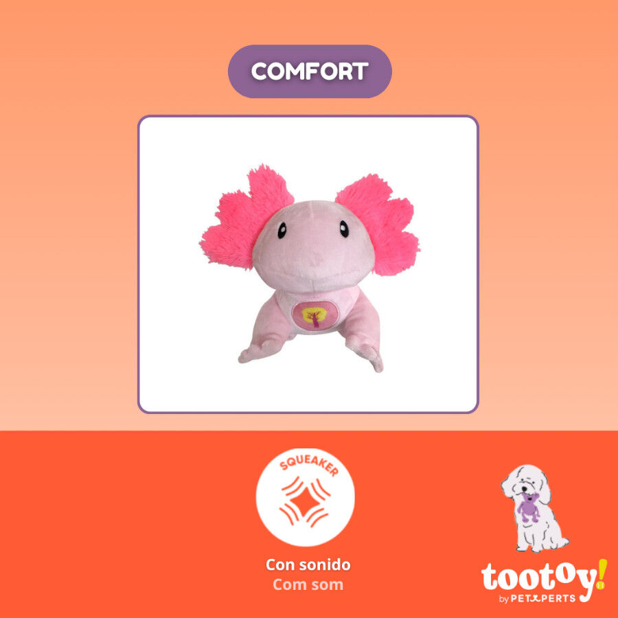 Tootoy! Ajolote Mordedor de Peluche con Sonido para perros, , large Imagen numero 6