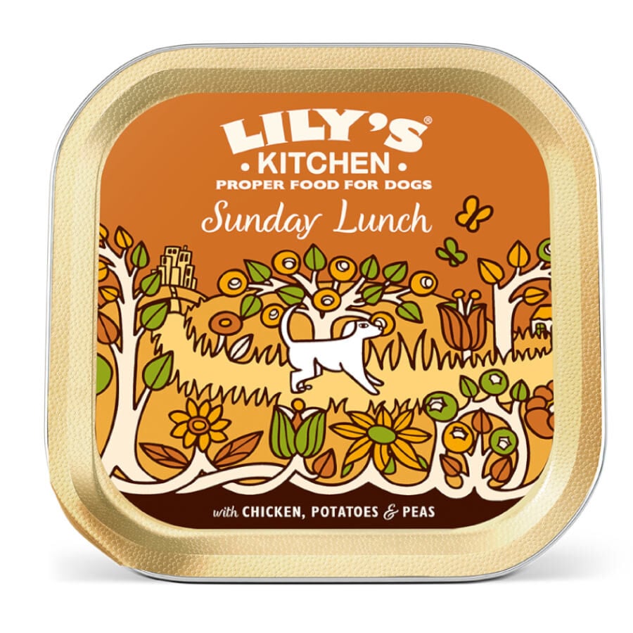 150 g Lily's Kitchen Pollo con Verduras Comida h&uacute;meda para perros, , large Imagen numero 1