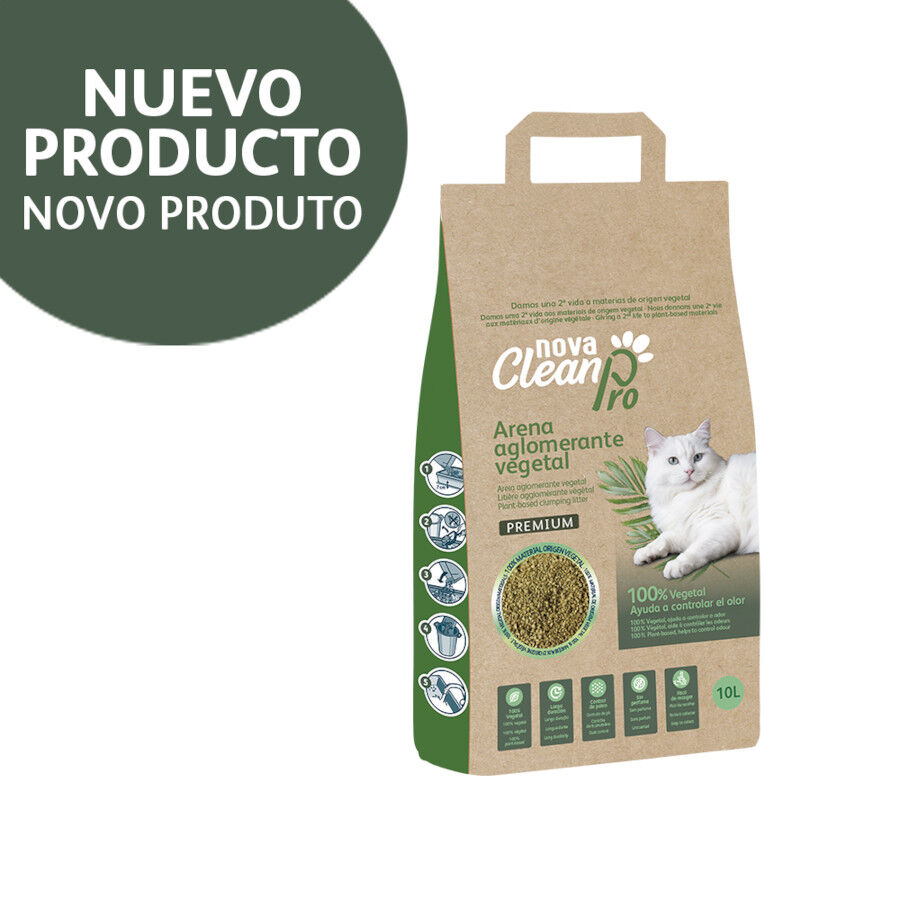Nova Clean Pro Arena Vegetal para gatos, , large Imagen numero 6