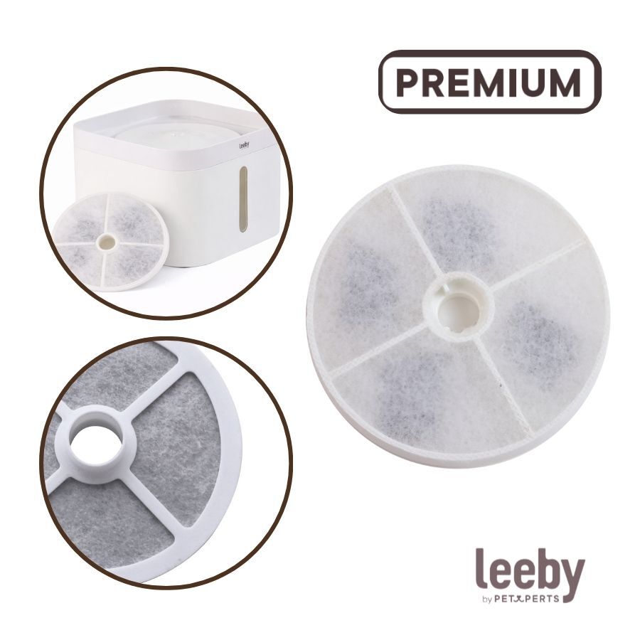 Leeby Recambio de Filtro para Fuente de gatos, , large indicador imagen numero 2