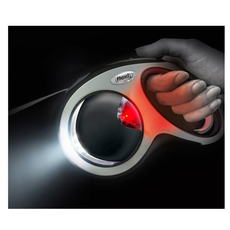 Flexi Literna de Luz led negra para correas, , large indicador imagen numero 3