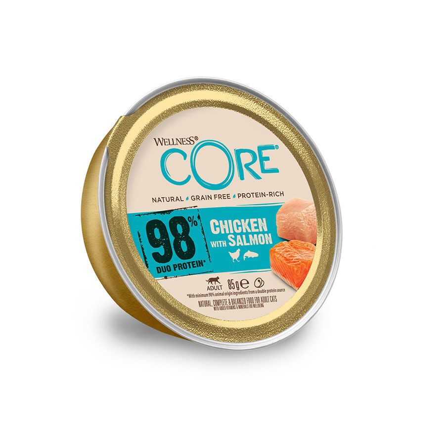 Wellness Core Duo Protein Salm&oacute;n y Pollo tarrina para gatos