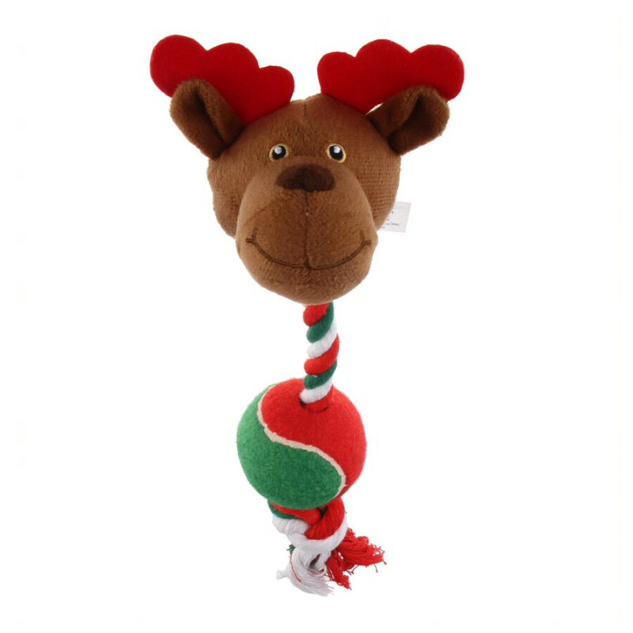 Guau Christmas Reno con Pelota de Tenis para perros, , large indicador imagen numero 2