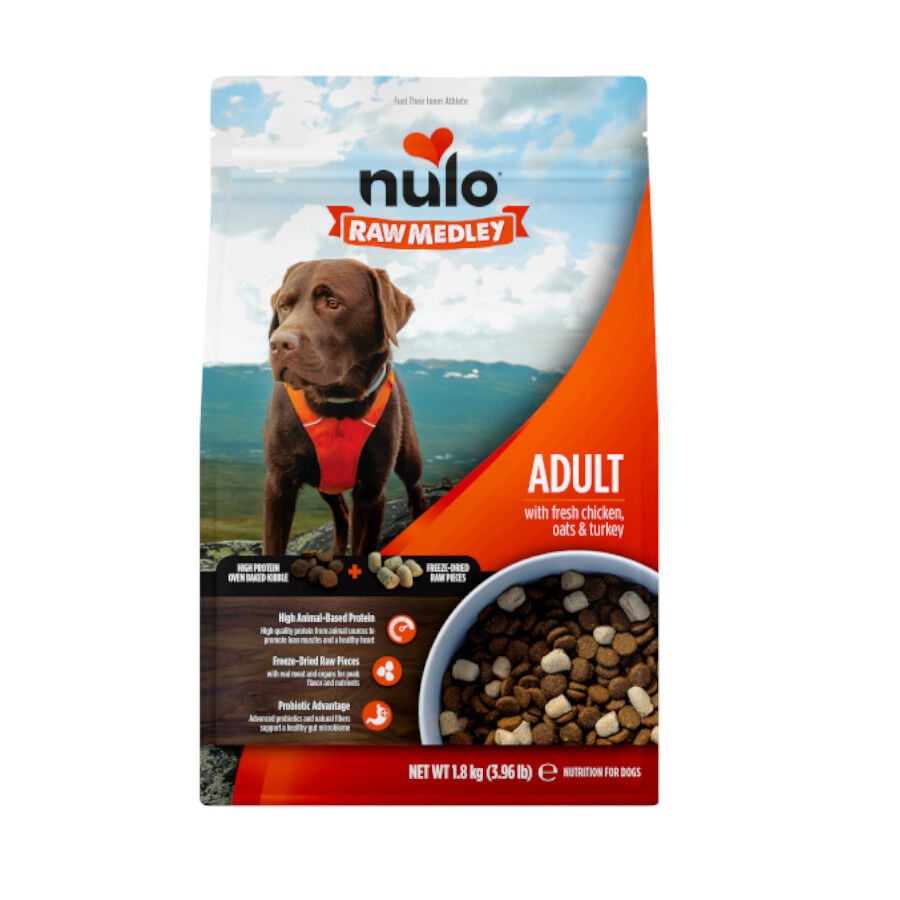 Nulo Raw Medley Pollo, Avena y Pavo pienso para perros