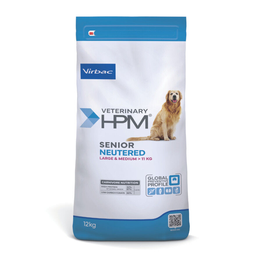 Virbac HPM Veterinary Senior Esterilizado Large & Medium Pienso Cerdo para perros