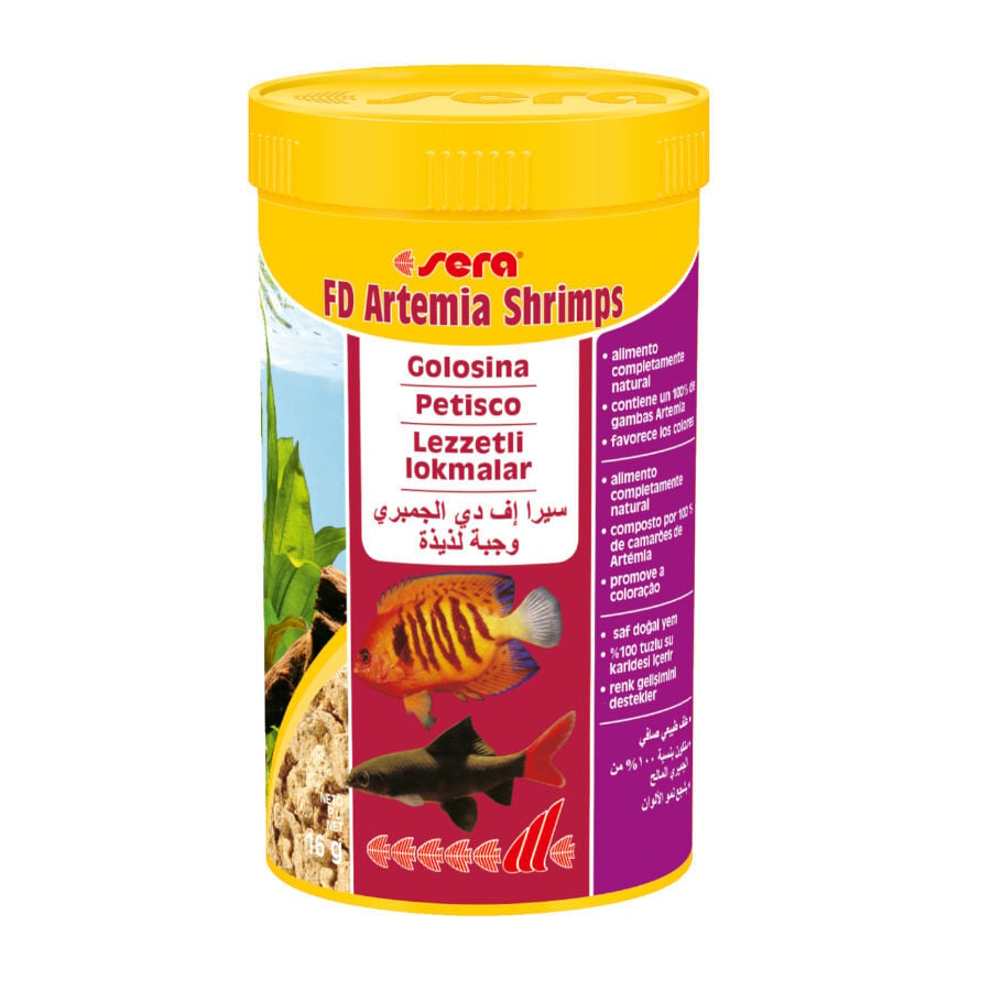 Sera Artemia Shrimps alimento para peces Imagen numero 1