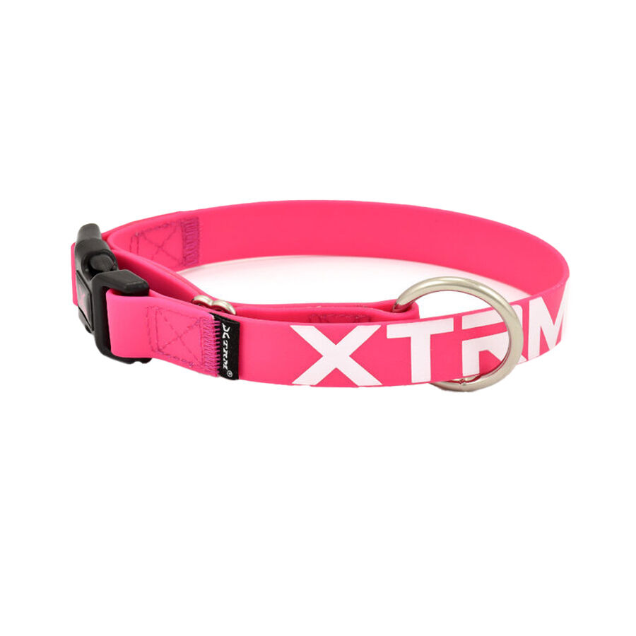X-TRM Collar Rosa PVC para perros, , large Imagen numero 1