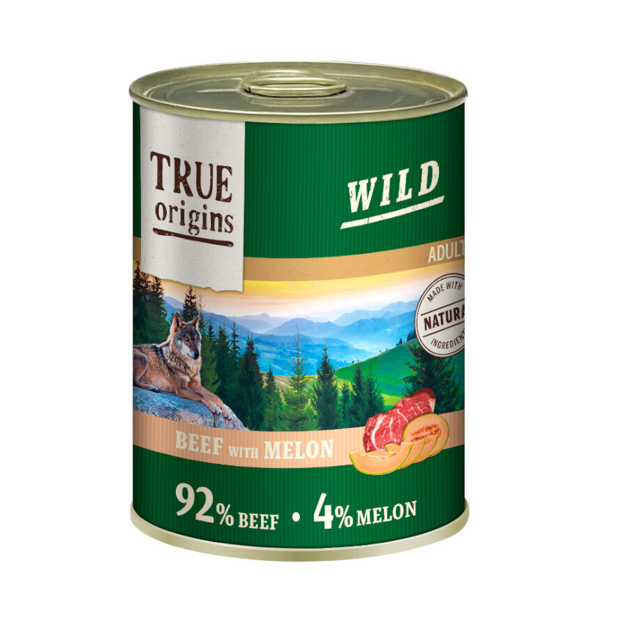 400 g True Origins Wild Adult Ternera y Mel&oacute;n lata para perros, , large Imagen numero 1