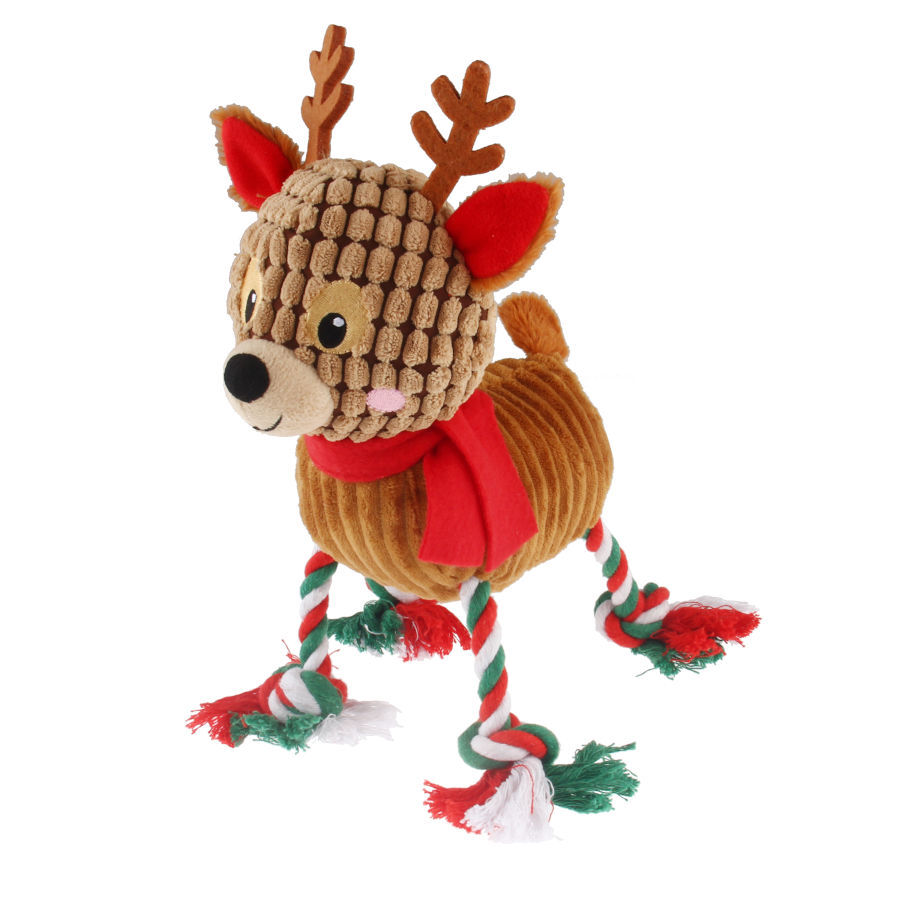 Guau Christmas Reno de Peluche con Cuerda para perros, , large indicador imagen numero 1
