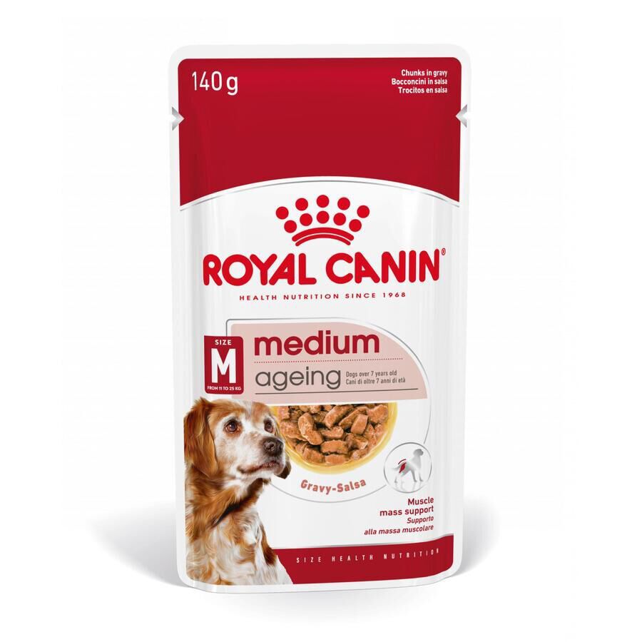 Royal Canin Medium Ageing sobre en salsa para perros senior