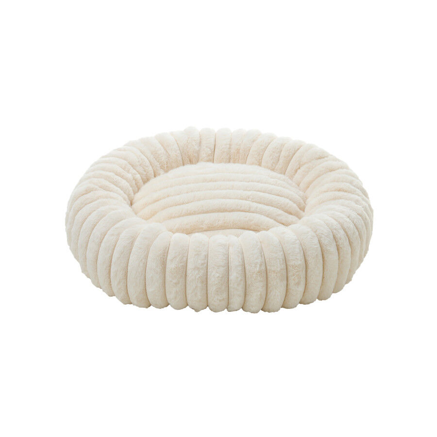 Leeby Sof&aacute; Donut Corduroy Crema para gatos, , large indicador imagen numero 3