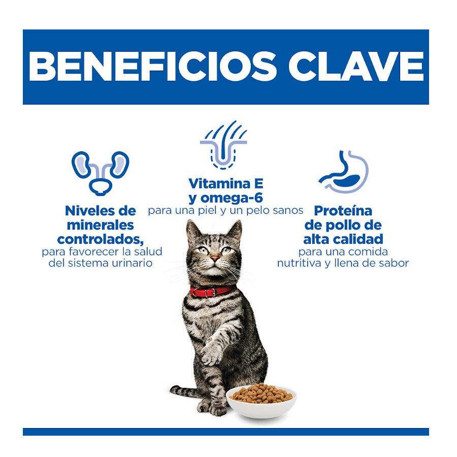 1.5 kg Hill's Urinary Pollo pienso para gatos, , large indicador imagen numero 3
