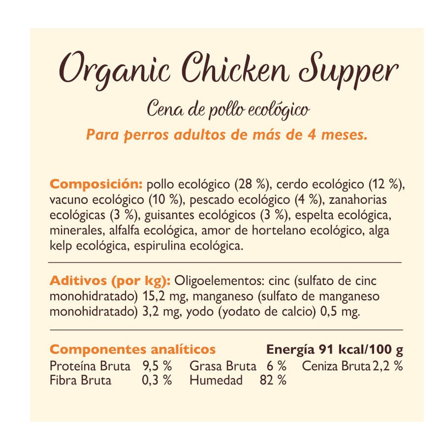 150 g Lily's Kitchen Organic pollo tarrina para perros, , large indicador imagen numero 6