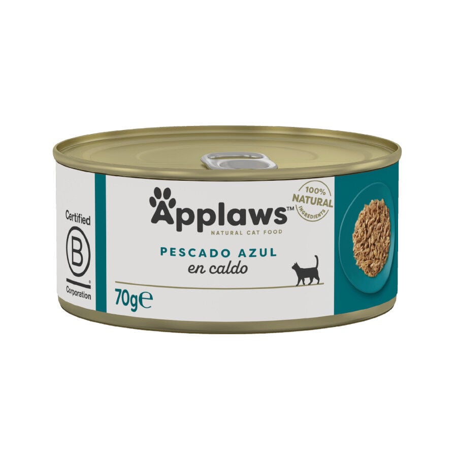 70 g Applaws Pescado Azul lata para gatos, , large Imagen numero 1
