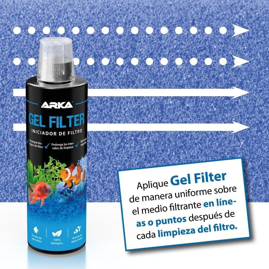 Arka Gel Filter Iniciador de Filtro para acuarios, , large Imagen numero 3