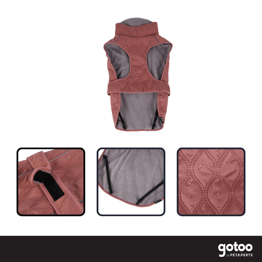 Gotoo Chaqueta Rosa para perros, , large indicador imagen numero 3