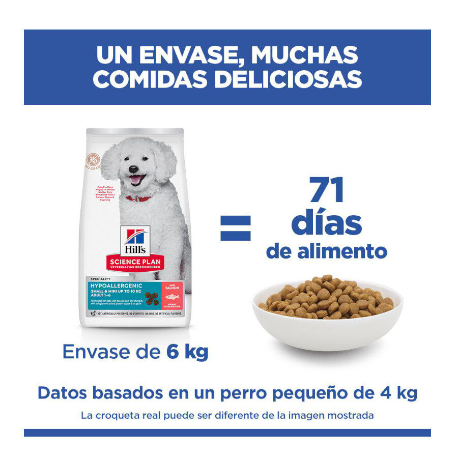 1.5 kg Hill's Science Plan Hipoalerg&eacute;nico Small y Mini Salm&oacute;n pienso para perros, , large Imagen numero 5