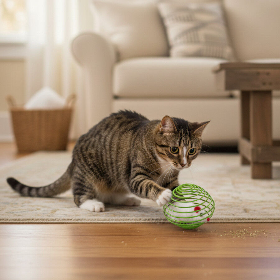 Tootoy! Pelota Interactiva con Rat&oacute;n para gatos, , large indicador imagen numero 1